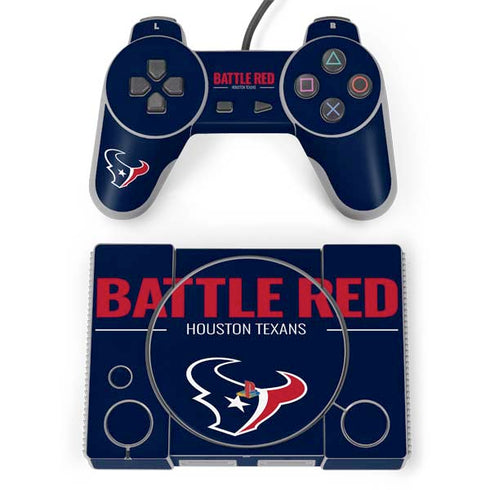 NFL Houston Texans Team Motto PlayStation Classic Bundle Skin